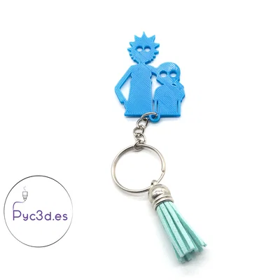 Móc khóa RICK AND MORTY (Rick and Morty Keychain)