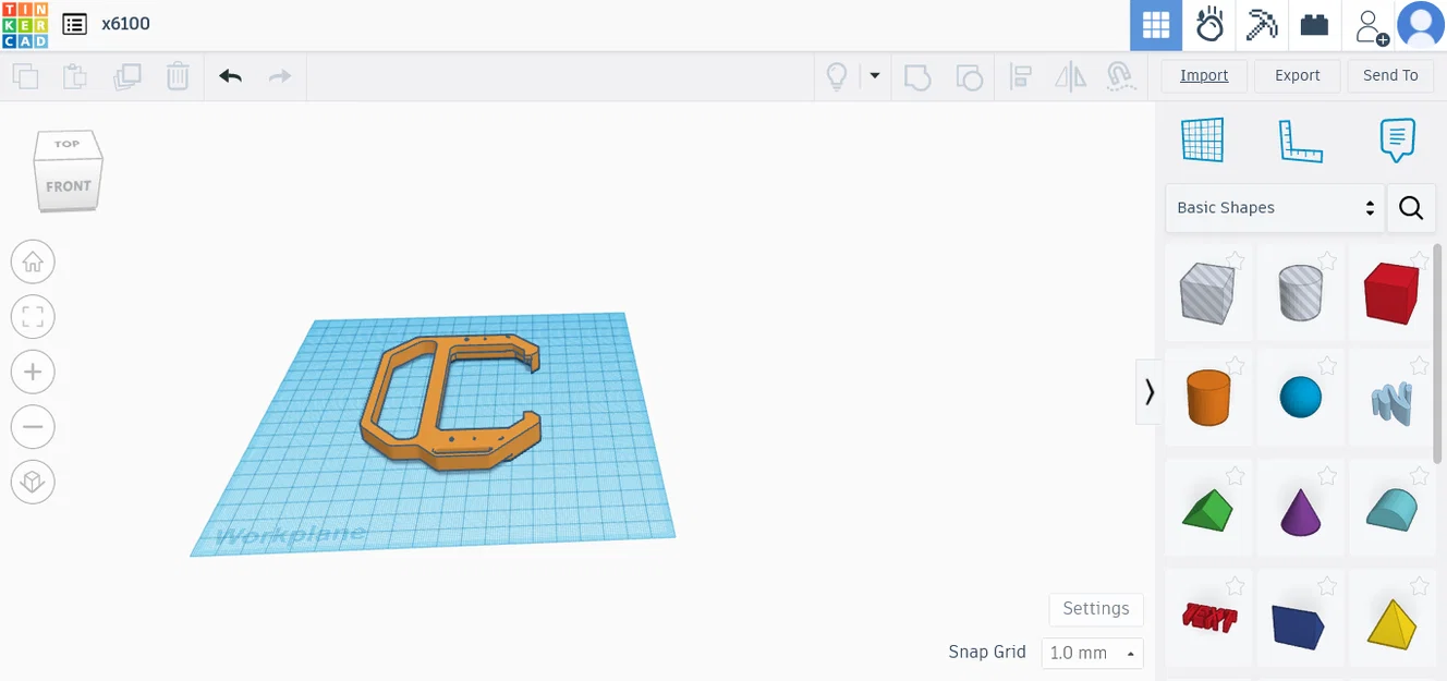 Khung bảo vệ tay cầm cho radio Xiegu X6100 (Bản nâng cấp) - Image 1