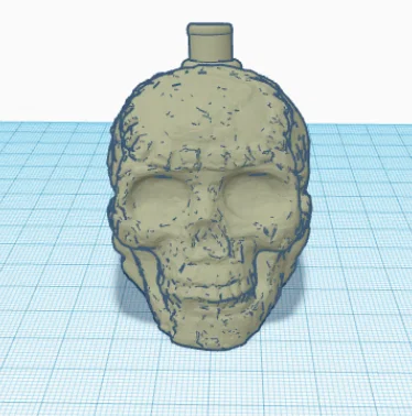 Còi tử thần Aztec (Aztec Death Whistle) 3D in hình đầu lâu độc đáo - Image 1