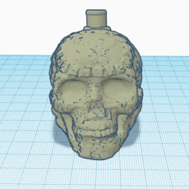 Còi tử thần Aztec (Aztec Death Whistle) 3D in hình đầu lâu độc đáo