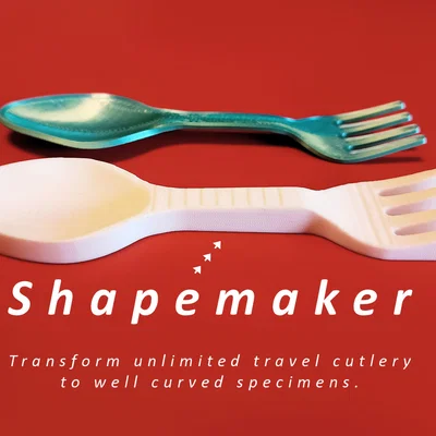 Bộ Muỗng/Nĩa Du Lịch (Travel Cutlery) In Dễ, Không Cần Support