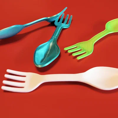 Bộ Muỗng/Nĩa Du Lịch (Travel Cutlery) In Dễ, Không Cần Support