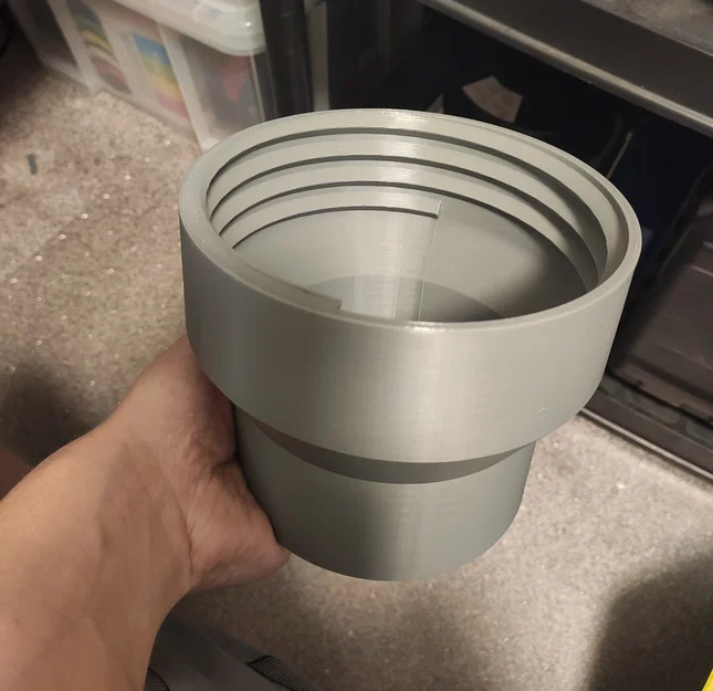 Đầu chuyển ống xả máy lạnh di động 6" sang ống cứng 5" - Image 2