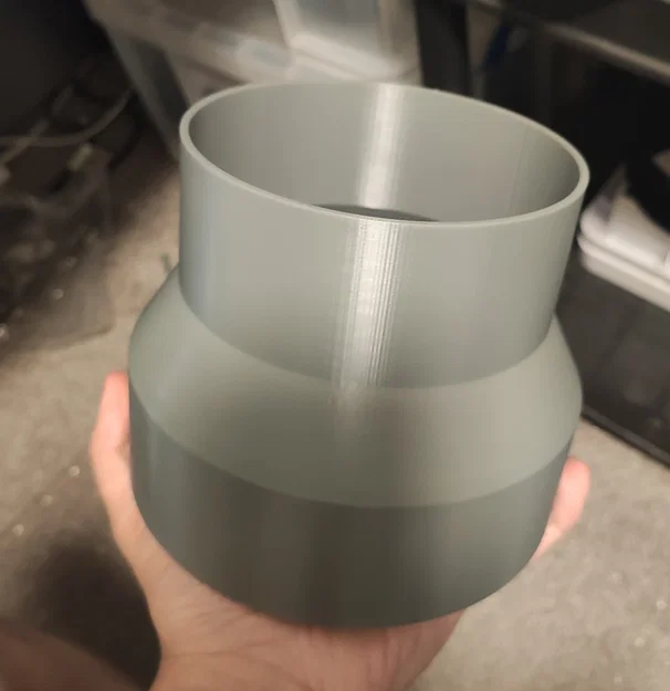 Đầu chuyển ống xả máy lạnh di động 6" sang ống cứng 5" - Image 3