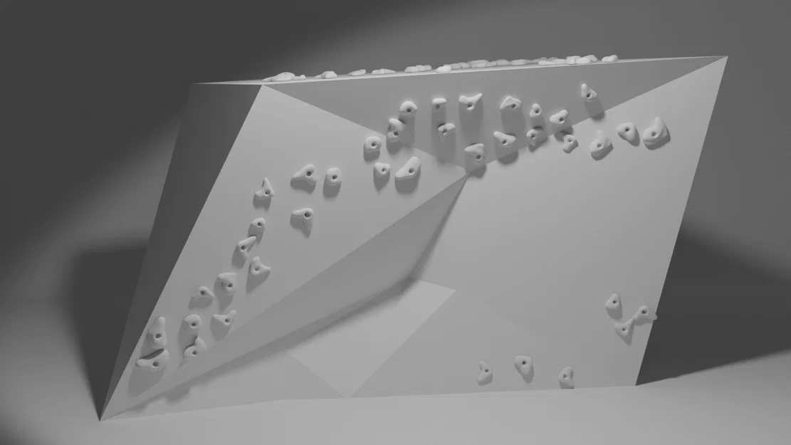 Vách bouldering/leo núi parametric (Parametric bouldering/climbing wall) - Image 1