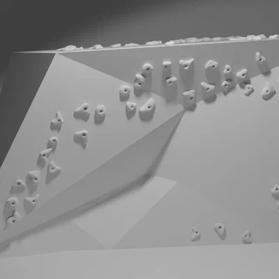 Vách bouldering/leo núi parametric (Parametric bouldering/climbing wall)