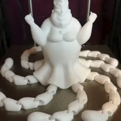 Mô hình Ursula Flexi - Nhân vật phản diện Nàng Tiên Cá in 3D