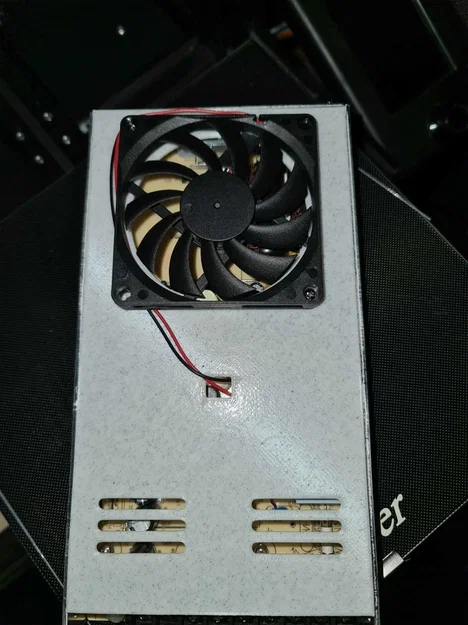 Nắp PSU Ender 3 Pro/V2/Max thêm bản 60mm, quạt 80mm (Meanwell LRS-350-24) - Image 3