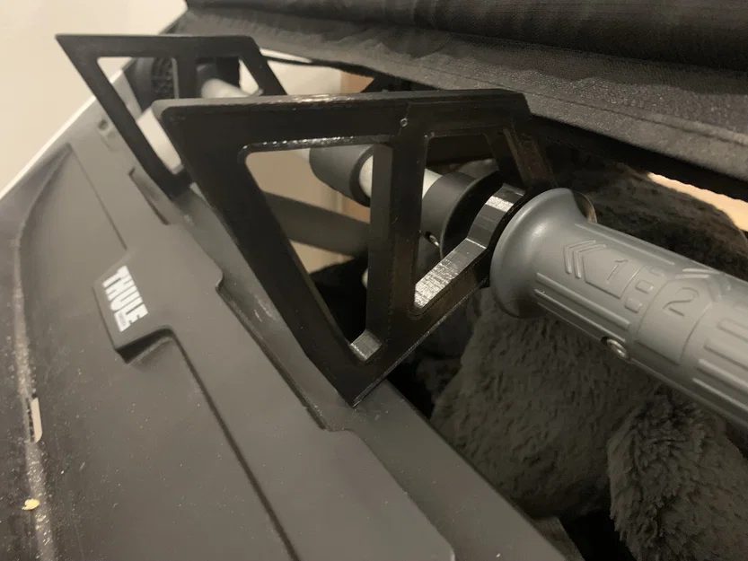 Phụ kiện đỡ chân xe đẩy đôi Thule Urban Glide 2 (3D Printed) - Image 2