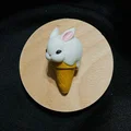 Mô hình 3D Bunny Ice Cream - Chú thỏ kem xinh xắn - Thumbnail 2