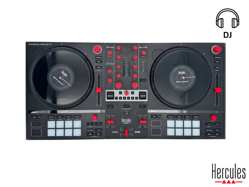 Núm, Fader & Encoder cho DJControl Inpulse T7 (in 3D) - Image 1