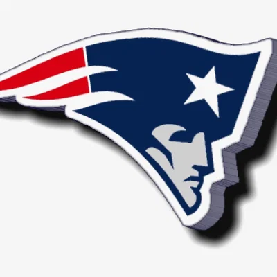 Mô hình logo 3D đội bóng New England Patriots cực chất