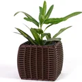 Bộ sưu tập chậu cây đan mây (Woven Planter Pots) in 3D đẹp mắt - Thumbnail 1