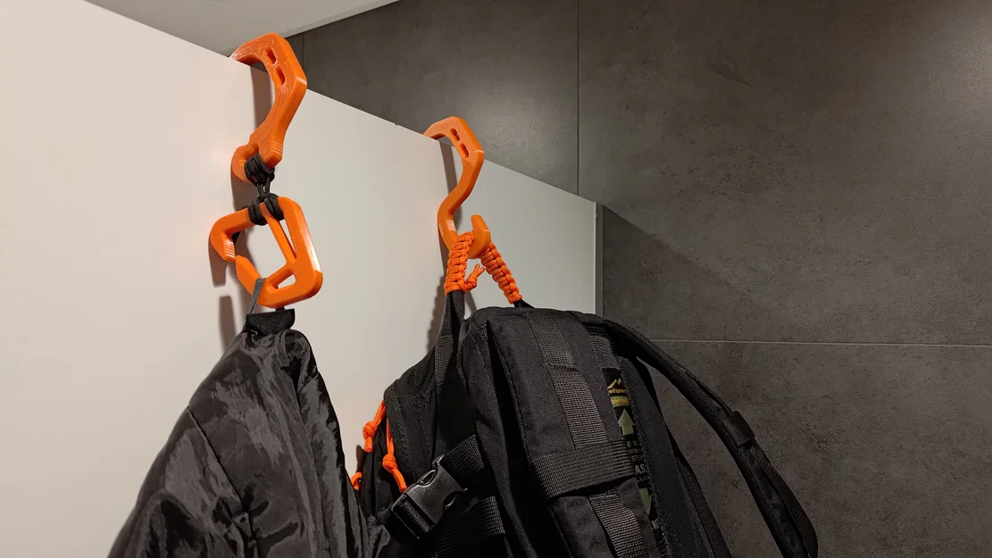 Móc treo balo/áo khoác đa năng (Universal backpack/jacket hook) - Image 1