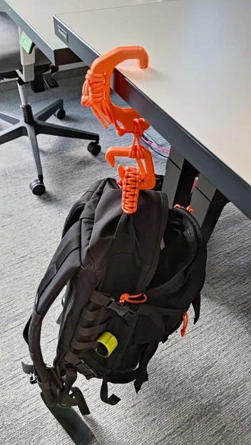 Móc treo balo/áo khoác đa năng (Universal backpack/jacket hook) - Image 2