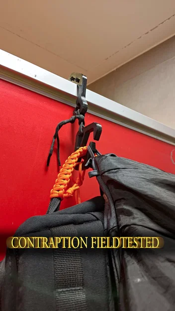 Móc treo balo/áo khoác đa năng (Universal backpack/jacket hook) - Image 6