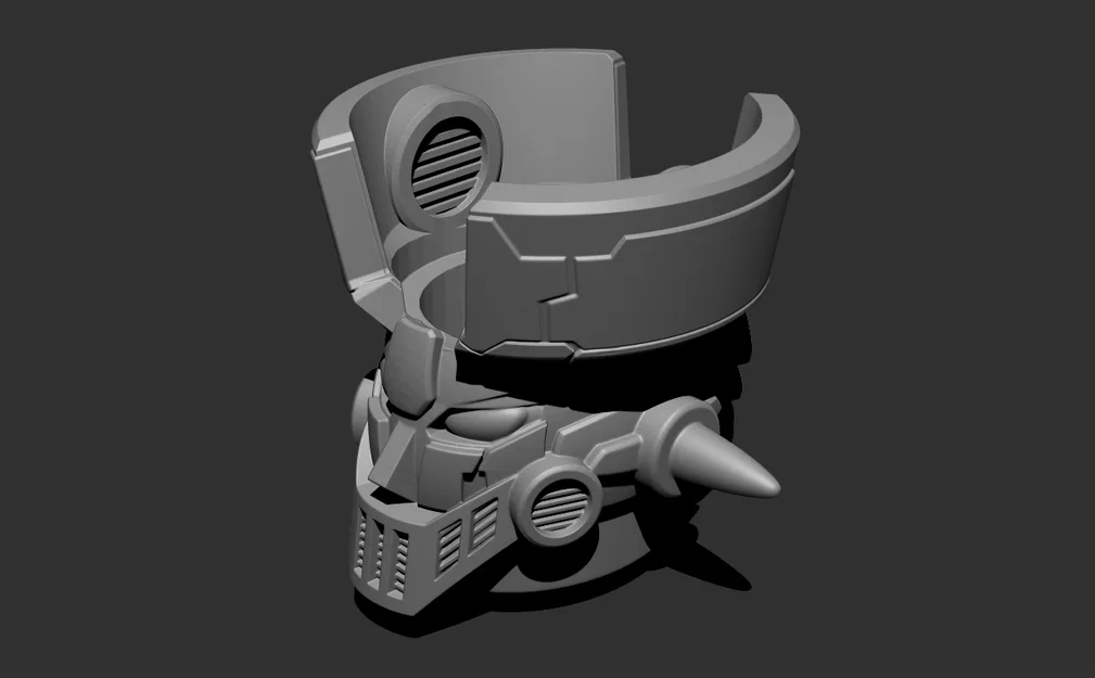 Chậu cây 3D hình đầu robot Mazinger Z siêu ngầu cho fan - Image 3