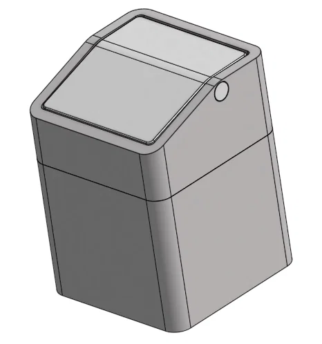 Mini Trashcan (Thùng rác mini nắp tự đóng) - Image 1