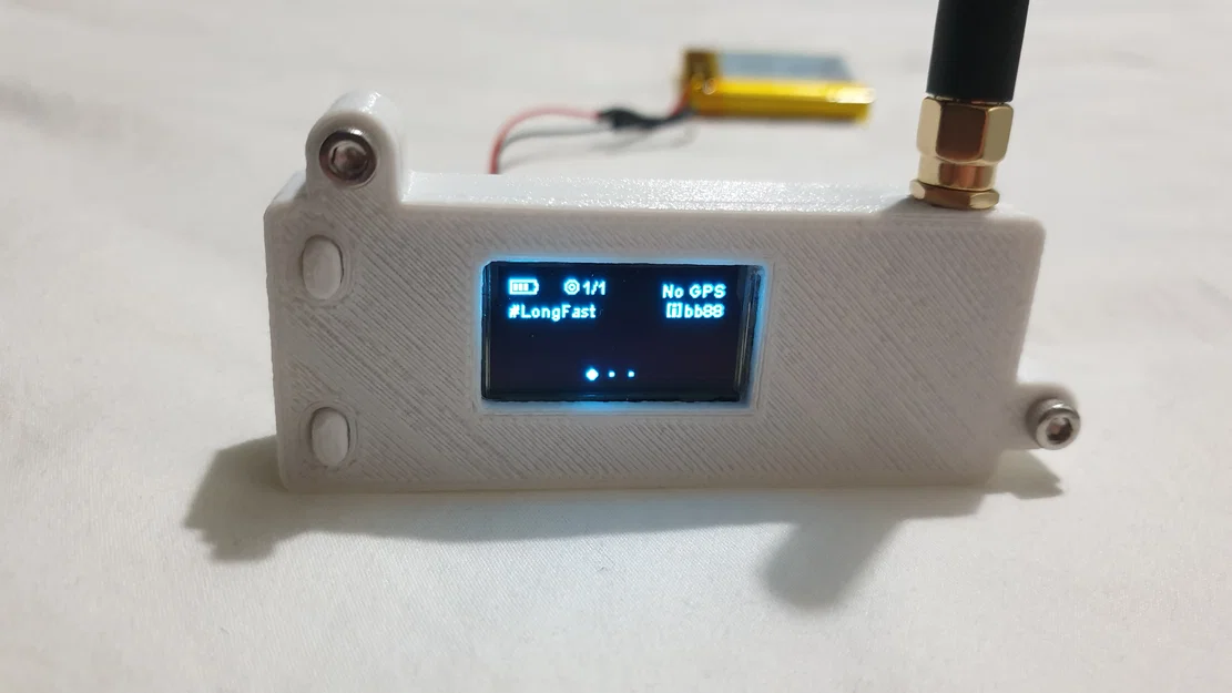 Case Heltec V3 LoRa Meshtastic 3 mảnh M3 – Kyle Ireland / HELTEC LoRa 32 - Image 1