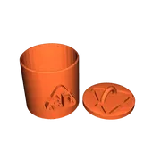 Thùng rác nhỏ mini in 3D để chứa sợi nhựa thừa cực tiện lợi