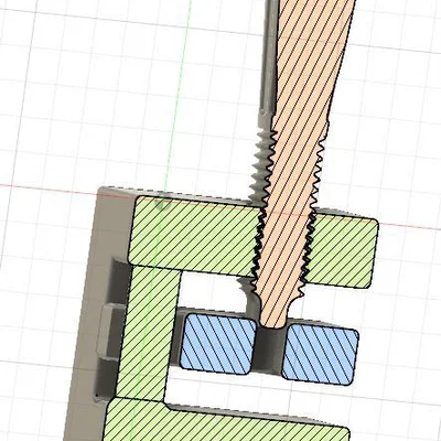 Kẹp ống nước hồ cá (Schlauch Klemme) in 3D tiện lợi