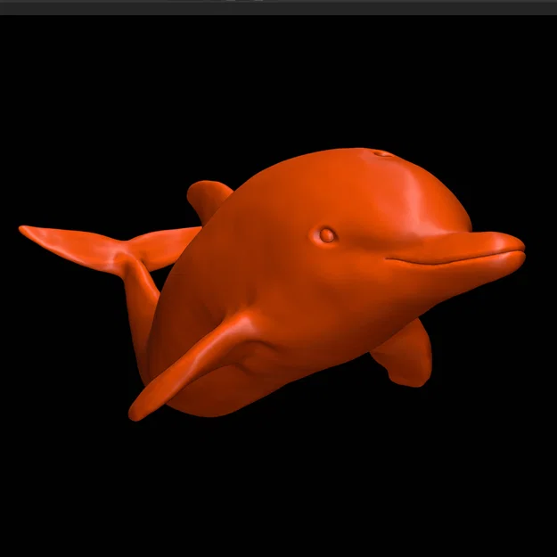 Mô hình trang trí chú cá heo (Dolphin Figure) cho máy in 3D - Image 3
