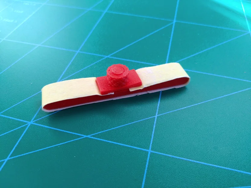 Dụng cụ kẹp giấy nhám 65x10mm in 3D cho mô hình - Image 1