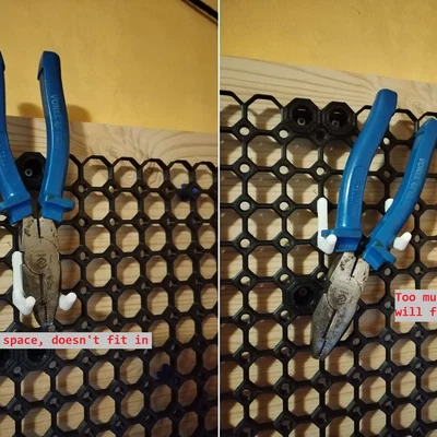 Giá treo kìm cho hệ thống Multiboard cực gọn gàng