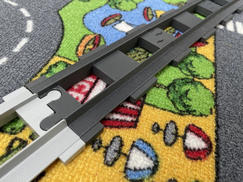 Đường ray xe lửa Duplo mở rộng (Duplo Zugschiene) in 3D - Image 1