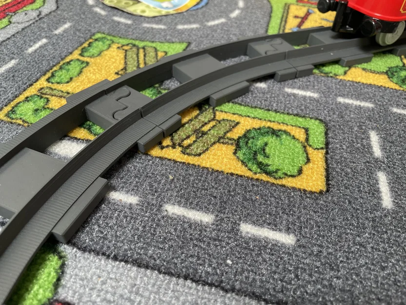 Đường ray xe lửa Duplo mở rộng (Duplo Zugschiene) in 3D - Image 2