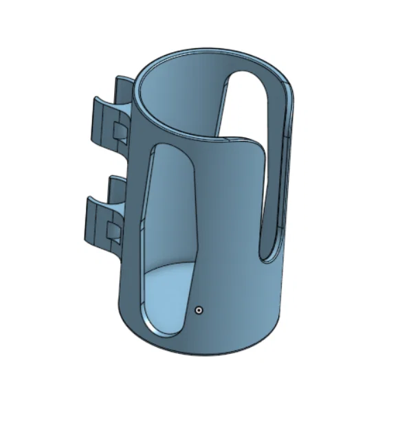 Giá đỡ chai cho rollator (khung 22mm, chai tối đa 72mm) - Image 1