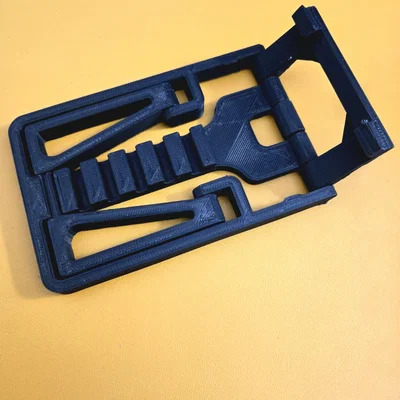 Kệ đỡ điện thoại gập, dễ nhả khớp (Print in Place)
