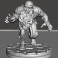Mô hình 3D Dwarf Zombie (Người lùn xác sống) chi tiết cho Tabletop - Thumbnail 1