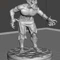 Mô hình 3D Dwarf Zombie (Người lùn xác sống) chi tiết cho Tabletop - Thumbnail 3