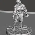 Mô hình 3D Dwarf Zombie (Người lùn xác sống) chi tiết cho Tabletop - Thumbnail 7