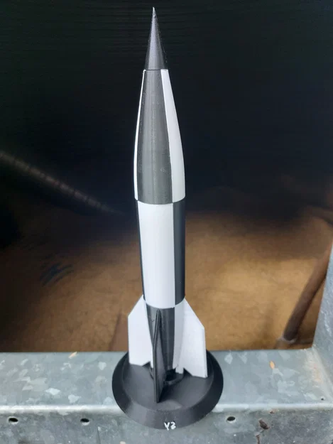 Rocket V2 Vergeltungswaffe 2 (A4) – Mô hình 3D - Image 2