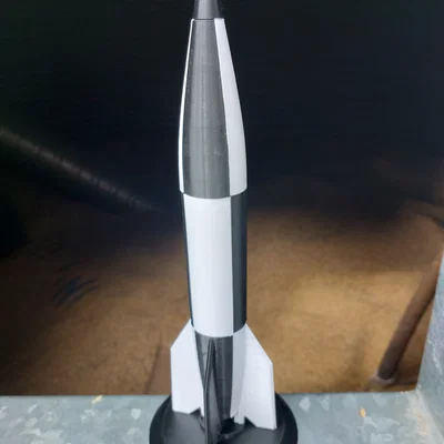 Rocket V2 Vergeltungswaffe 2 (A4) – Mô hình 3D