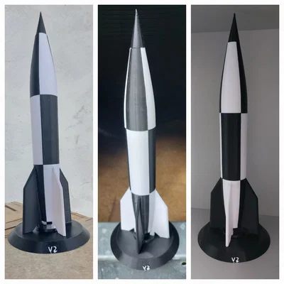 Rocket V2 Vergeltungswaffe 2 (A4) – Mô hình 3D