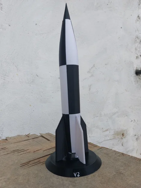Rocket V2 Vergeltungswaffe 2 (A4) – Mô hình 3D - Image 4