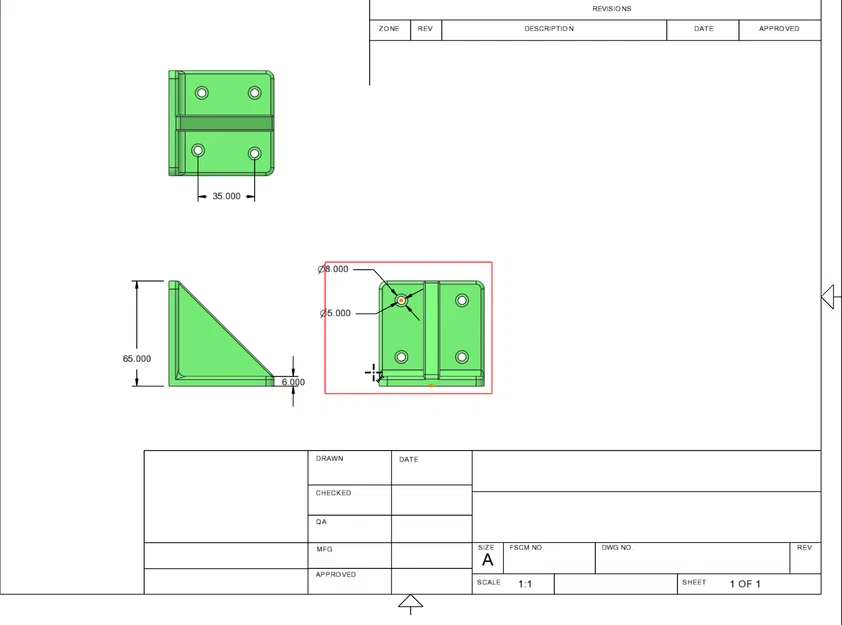 Ke đỡ góc chịu lực 3D (Support Bracket) - Bền bỉ và dễ thi công - Image 2