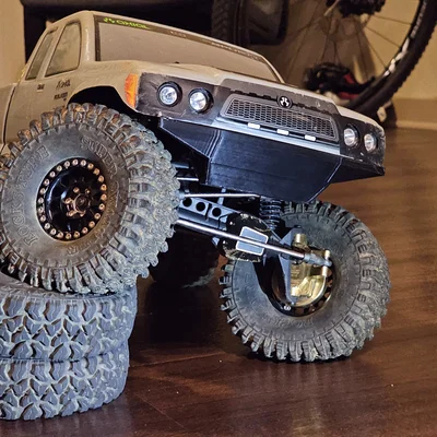 SCX10 III - Cản trước High Clearance (tăng góc tới)