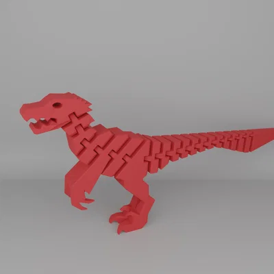 Fluffy Feathered Flexi Raptor V4 (Raptor flexi lông xù)