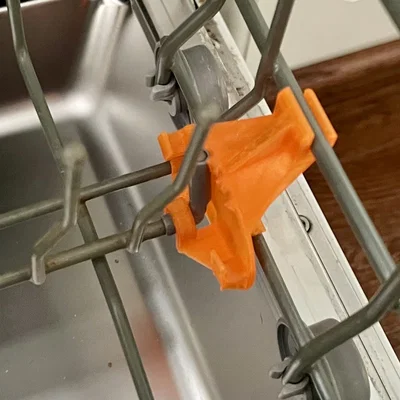 Kẹp Pivot Dãy Răng Giá (Tine Row) Máy Rửa Chén Bosch