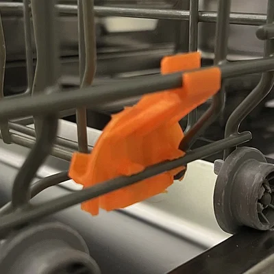 Kẹp Pivot Dãy Răng Giá (Tine Row) Máy Rửa Chén Bosch