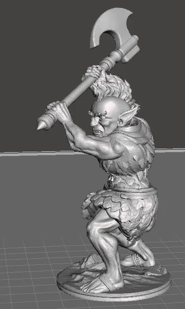 Mô hình Goblin Spine Cleaver - Chiến binh Goblin cực chi tiết - Image 2