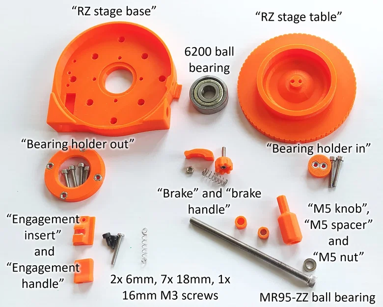 Bàn xoay (Printed rotational stage) in 3D độ chính xác ~10 micron - Image 3