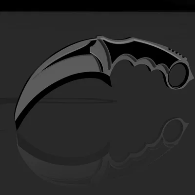Karambit (dao cong móng vuốt) – mẫu 3D