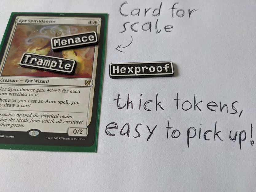 Token Thanh Keyword Ability cho MTG (Magic The Gathering) - Image 2