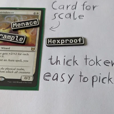 Token Thanh Keyword Ability cho MTG (Magic The Gathering)