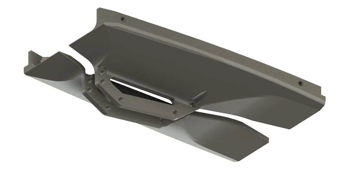 Sliders & body mounts VRD Vanquish cho thân SBG Volvo Sugga (Carbon/3D-printed) - Image 1